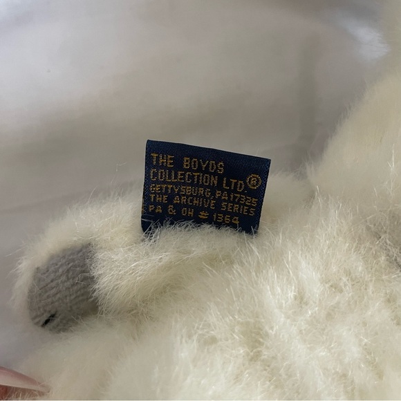 Vintage 1990 Boyds Plush Bear in Bunny Suit Easter series #1364 - Picture 6 of 7